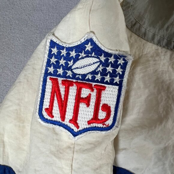 Vintage Apex Pro Line Dallas Cowboys Jacket Mens Small Blue Gray NFL 90s - Picture 6 of 16